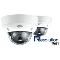 750TVL, 2.8~12mm(1.3MP), Dual Power, 3-axis, IP68, Ivory Body, Surface Mount included IR